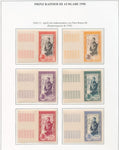 Monaco 1948/51 M&U on 7 Pages (Apx 55) BL905
