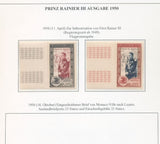 Monaco 1948/51 M&U on 7 Pages (Apx 55) BL905