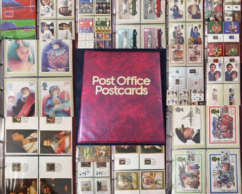 GB Liechtenstein Post Office Album PHQ Maxi Cards M&U Collection (Apx 70) GM2595