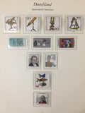 West Germany MNH Printed Pages Binder Collection (Apx 200) GM2583