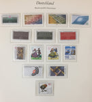 West Germany MNH Printed Pages Binder Collection (Apx 200) GM2583