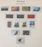 West Germany MNH Printed Pages Binder Collection (Apx 200) GM2583