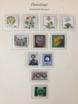 West Germany MNH Printed Pages Binder Collection (Apx 200) GM2583