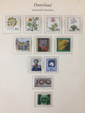 West Germany MNH Printed Pages Binder Collection (Apx 200) GM2583