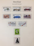 West Germany MNH Printed Pages Binder Collection (Apx 200) GM2583