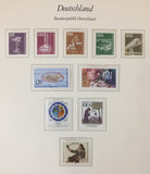 West Germany MNH Printed Pages Binder Collection (Apx 200) GM2583