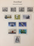 West Germany MNH Printed Pages Binder Collection (Apx 200) GM2583