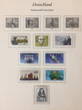 West Germany MNH Printed Pages Binder Collection (Apx 200) GM2583