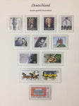 West Germany MNH Printed Pages Binder Collection (Apx 200) GM2583