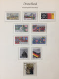 West Germany MNH Printed Pages Binder Collection (Apx 200) GM2583
