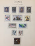 West Germany MNH Printed Pages Binder Collection (Apx 200) GM2583