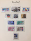 West Germany MNH Printed Pages Binder Collection (Apx 200) GM2583