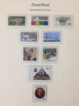 West Germany MNH Printed Pages Binder Collection (Apx 200) GM2583