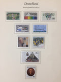 West Germany MNH Printed Pages Binder Collection (Apx 200) GM2583