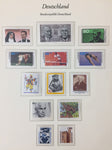 West Germany MNH Printed Pages Binder Collection (Apx 200) GM2583