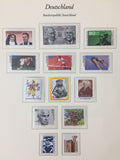 West Germany MNH Printed Pages Binder Collection (Apx 200) GM2583