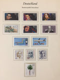 West Germany MNH Printed Pages Binder Collection (Apx 200) GM2583