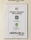Germany 500 Year Post on 28 Pages 1980/90 Covers Cards BL1570