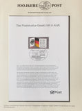 Germany 500 Year Post on 28 Pages 1980/90 Covers Cards BL1570