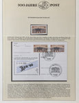 Germany 500 Year Post on 28 Pages 1980/90 Covers Cards BL1570