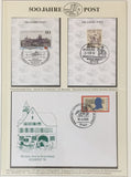 Germany 500 Year Post on 28 Pages 1980/90 Covers Cards BL1570