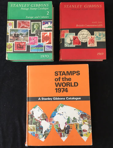 Stanley Gibbons 1969/74 World Stamp Catalogue x 3  BL1734   5,3kg