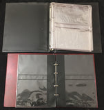 Albums Ring Cover Binders x 10 + Sleeves K911