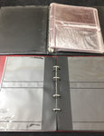 Albums Ring Cover Binders x 10 + Sleeves K911