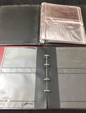 Albums Ring Cover Binders x 10 + Sleeves K911