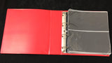 Albums Ring Cover Binders x 10 + Sleeves K911