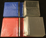 Albums Ring Cover Binders x 10 + Sleeves K911
