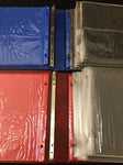 Albums Ring Cover Binders x 10 + Sleeves K911