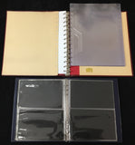 Albums Ring Cover Binders x 10 + Sleeves K911