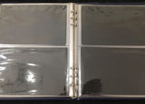 Albums Ring Cover Binders x 10 + Sleeves K911