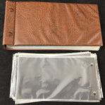 Albums Ring Cover Binders x 10 + Sleeves K911