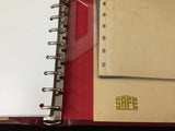 Albums Ring Cover Binders x 10 + Sleeves K911