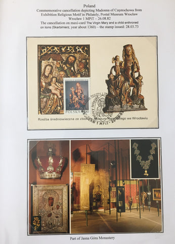 Poland Usa Polpex Religion Pope JP Canada Slania M&U + Covers on 25 Sides UK228