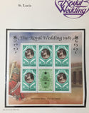 Lady Diana Royalty 1981 Wedding MNH+Sheets+Booklet Saints Pitcairn Offici. UK317