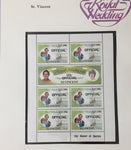 Lady Diana Royalty 1981 Wedding MNH+Sheets+Booklet Saints Pitcairn Offici. UK317