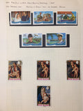 Cool Islands 1937/74 M&U Incl. Sheets Flowers Religion (Apx 150+) UK372