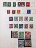 Great Britain 1841/1973 Windsor Album M&U Collection (Apx 250) GM2635